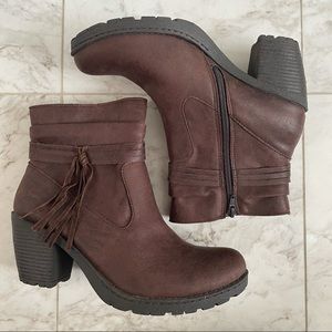 BOC Booties, Size 10, WORN ONCE